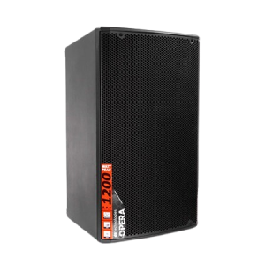 Caja acústica activa profesional dB Technologies Opera 15P de 2 vías con woofer de 15 pulgadas. Potencia máxima de 1200W (600W RMS) y SPL máximo de 130 dB. Incluye amplificador Clase D, DSP avanzado con filtros FIR y bocina asimétrica para una dispersión optimizada. Ideal para PA, monitoreo de escenario y eventos en vivo que requieren audio potente y de alta fidelidad.
